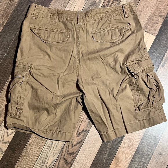 Tommy Hilfiger Khaki Cargo Shorts - Picture 3 of 4